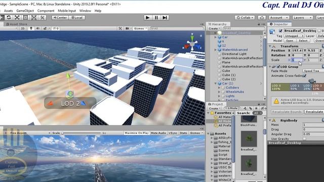 How to Create a Bridge over a Stretch of Water in Unity - Full Tutorial смотреть онлайн