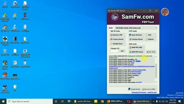 SamFw Frp Tool V 2.2 | Remove Samsung Frp one click Free tool | All Samsung Frp Unlock SamFw Tool смотреть онлайн