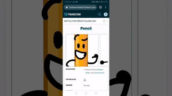 Pencil - BFDI wiki