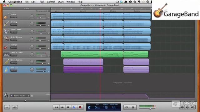 Garageband '11 101: Core Garageband '11 - 1 Welcome to GarageBand смотреть онлайн
