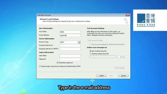 Email setting - Outlook 2010 Windows 7 смотреть онлайн