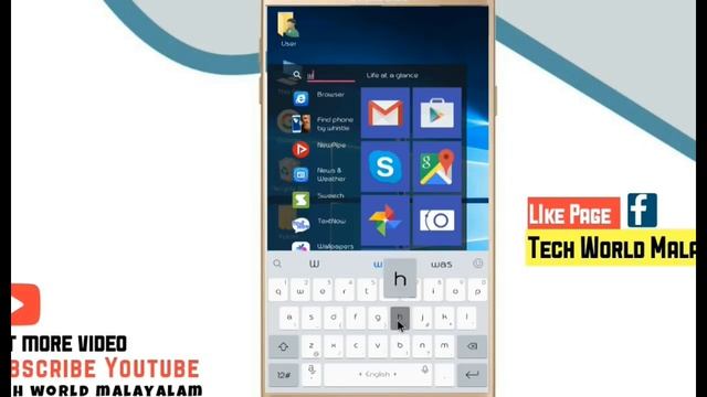 How to install windows 10 launcher on Android HD Malayalam смотреть онлайн