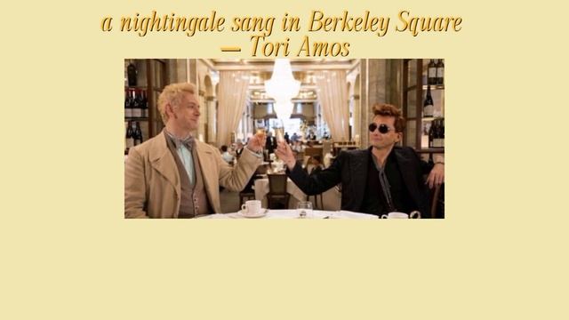 a nightingale sang in Berkeley Square — Tori Amos [thai sub/แปลไทย] (good omens) смотреть онлайн