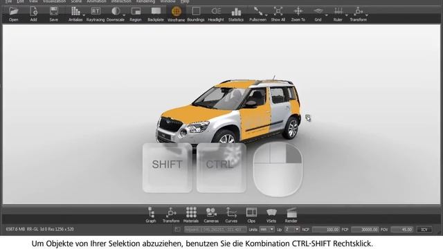 ADSK Basics 09 WorkingWithVred Selection Objects in Render Window смотреть онлайн