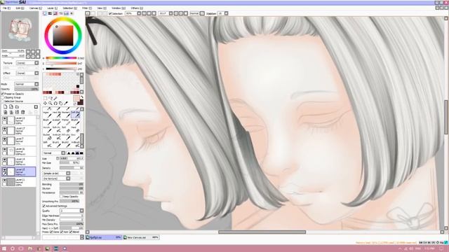 Leucothea | Paint Tool Sai смотреть онлайн