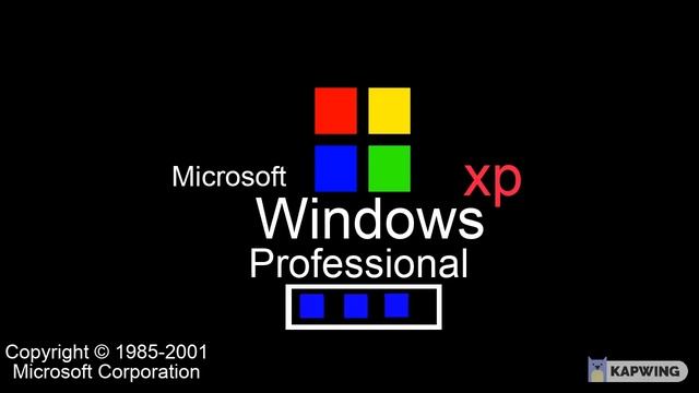 Microsoft Windows XP Professional Startup смотреть онлайн