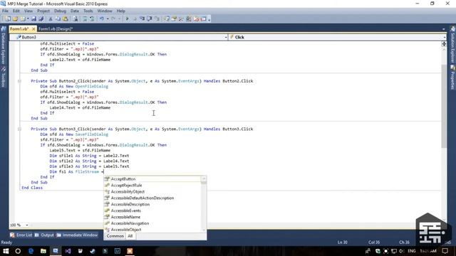 MP3 Merger | VB.NET/C# | Winforms | Tutorials смотреть онлайн