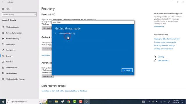 How To Completely Reset Windows 10 Laptop | Factory Reset Your Laptop Windows 10 (Quick Way) смотреть онлайн