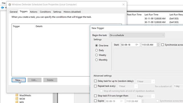 Schedule Scan on Windows Defender смотреть онлайн