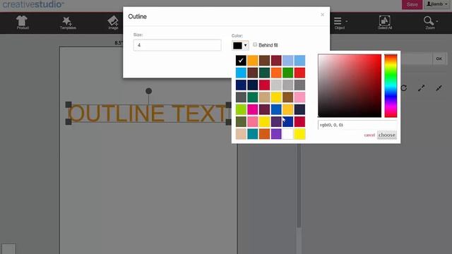 CreativeStudio™ - Learn how to apply outline effects to your text. смотреть онлайн