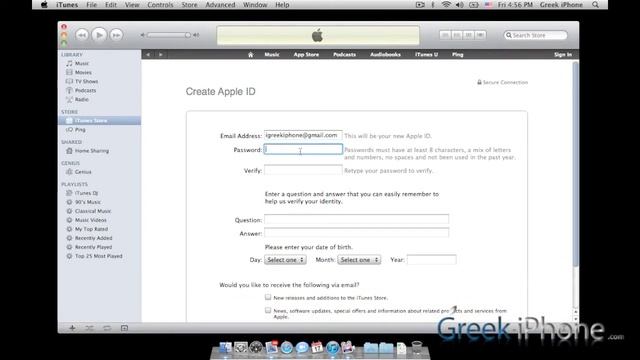 Δημιουργία iTunes Store Account για free εφαρμογές смотреть онлайн