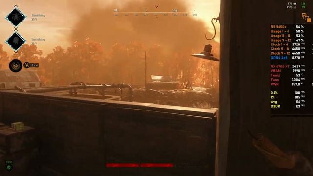 Hunt Showdown v1.11 The Inferno Gameplay Benchmark - RX 6700 XT + R5 5600x 3440x1440 смотреть онлайн