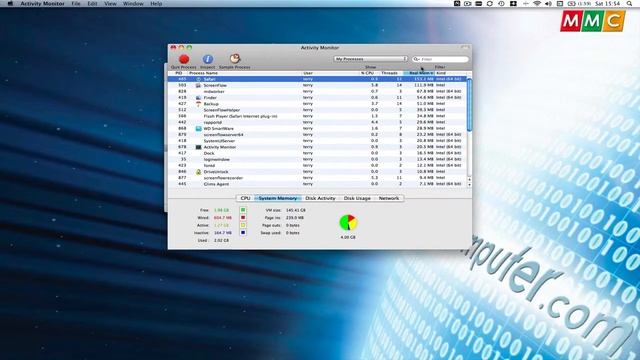 MAC Tip - Activity Monitor - the Macs version of Task Manager смотреть онлайн