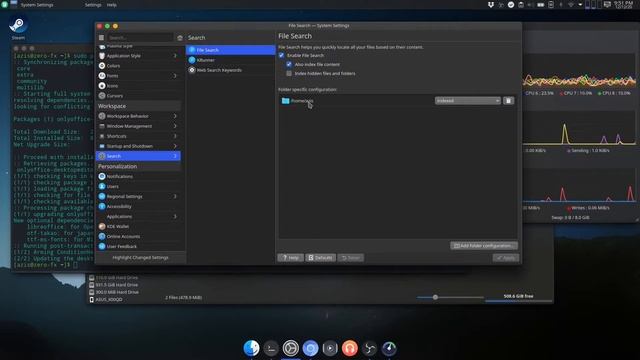 System Setting Di Manjaro KDE смотреть онлайн
