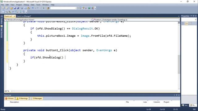 C# Windows Forms Tutorial #17 - Save File Dialog смотреть онлайн