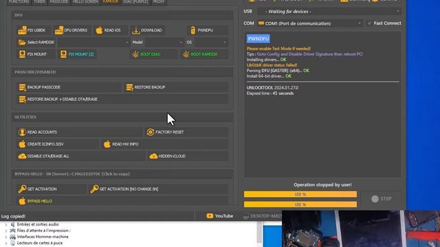Ipad Air 2 (A1567) Icloud Bypass no Change Serail Unlock Tool смотреть онлайн