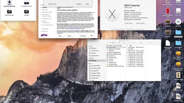 Install Pro tools 10 on OS X Yosemite with graphic error fix смотреть онлайн