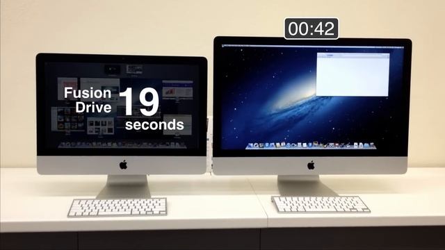 iMac Fusion Drive vs Hard Drive Shootout смотреть онлайн