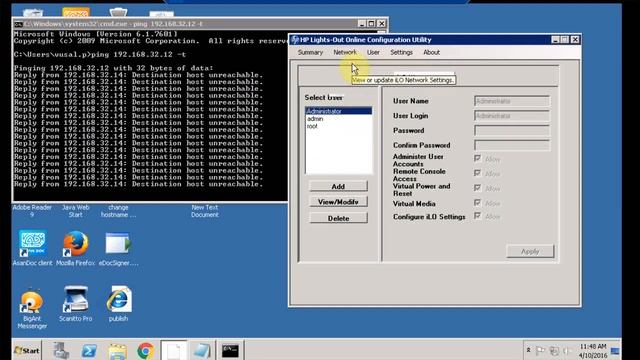 Configuring İLO, HP Proliant Gen8 Servers On OS, Online Mode