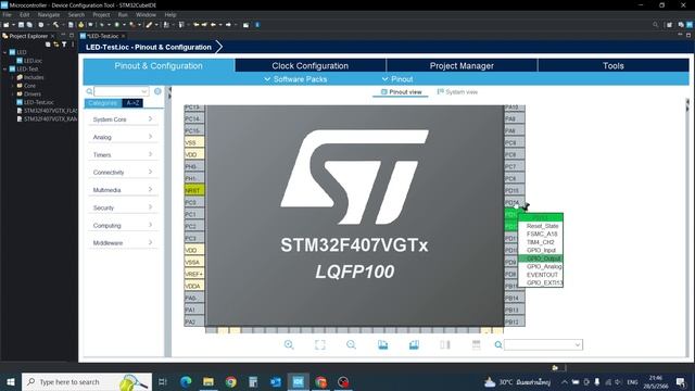 STM32F4 with STM32CubeIDE สอน (Blink LED) смотреть онлайн