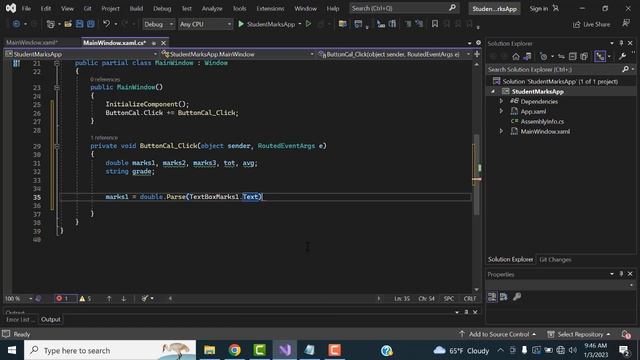 Student Marks Calculation WPF in C#.NET смотреть онлайн