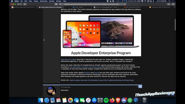 Apple BLOCKS Facial Recognition App (FBI too) 🤡 смотреть онлайн