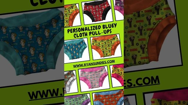 CUSTOM BLUEY CLOTH DIAPERS | TRAINING PANTS