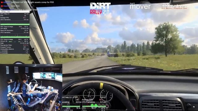 Dirt Rally 2.0 Stream Test | 6DOF Motion Sim | VR Reverb G2 смотреть онлайн
