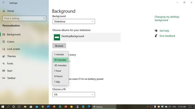 Windows 10 settings app Personalization Background wallpaper May November 2019 update смотреть онлайн