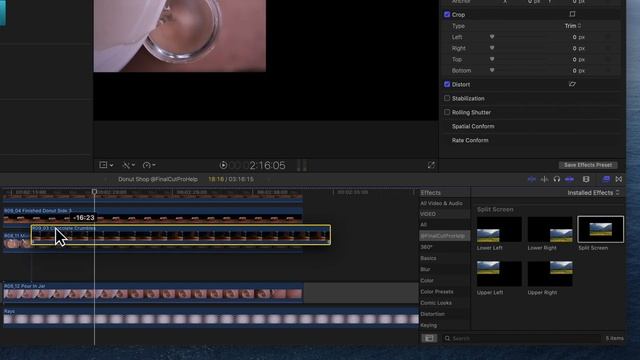 Final Cut Pro | Effects | Split Screen смотреть онлайн