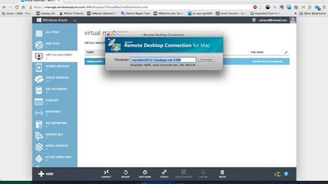 Connect to Windows VM on Azure from Mac OS X Mountain Lion with Remote Desktop for Mac смотреть онлайн