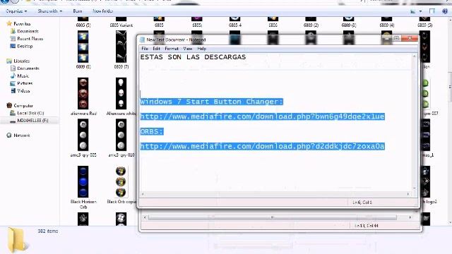 Cambiar La Orb O Start De Tu Windows 7 [2012-MediaFire] смотреть онлайн