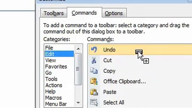 How to add a button to a toolbar in Outlook смотреть онлайн