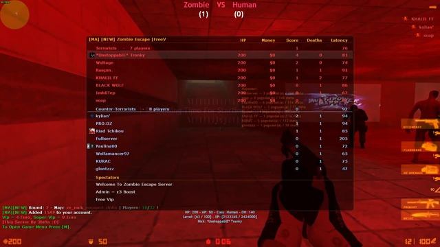 CS 1.6 [MA] [NEW] Zombie Escape on ze_rock_escape2_dpfix смотреть онлайн