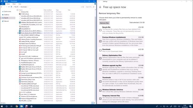Windows 10 Clean Up Disc Space смотреть онлайн