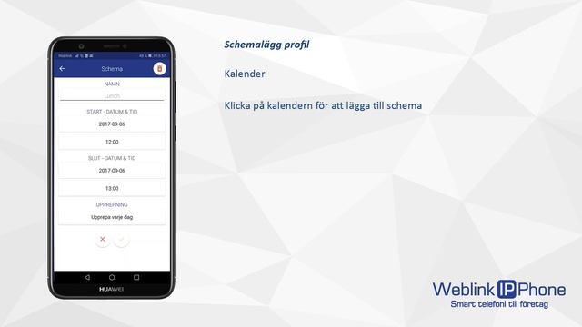 Weblink InFinity mobil App guide Android 2019 смотреть онлайн