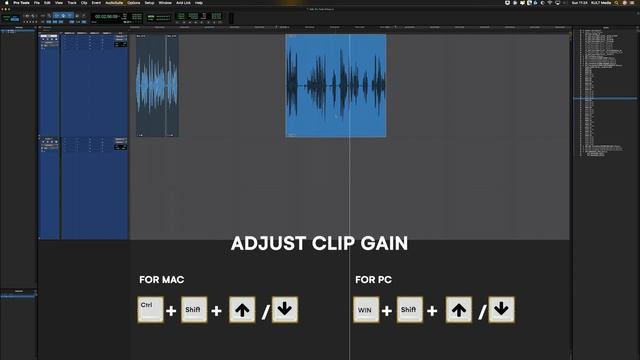 Pro Tools Primer: Lesson 9.15 - Mastering Editing with Clip Gain | KULT Media смотреть онлайн