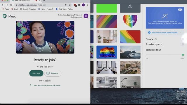 MacOS | Hide Background on Google Meet with ChromaCam смотреть онлайн