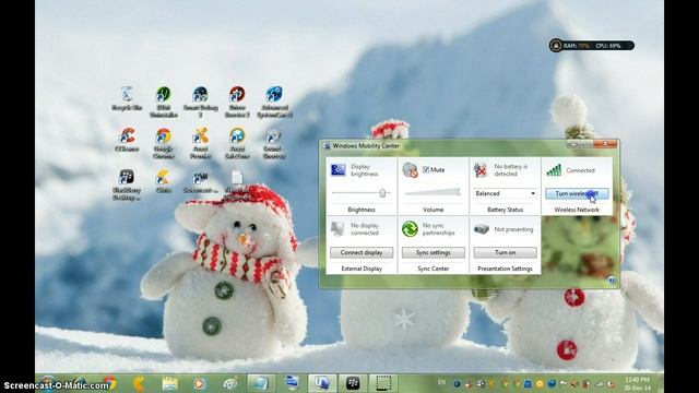 Windows Mobility Center смотреть онлайн