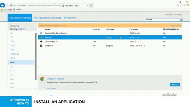 How to Install an Application using Application Catalog смотреть онлайн