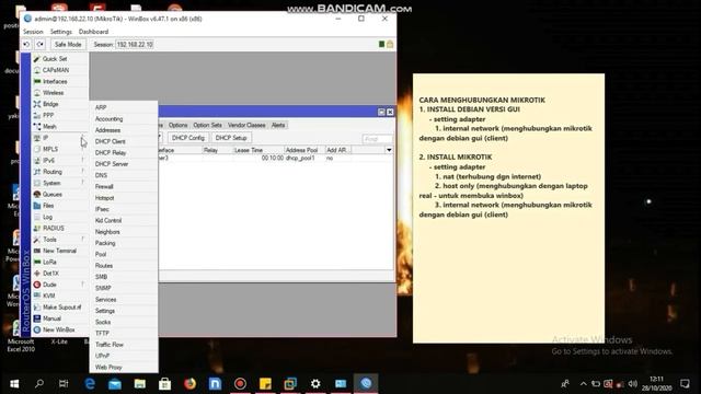 || CARA MENGHUBUNGKAN MIKROTIK-DEBIAN || смотреть онлайн