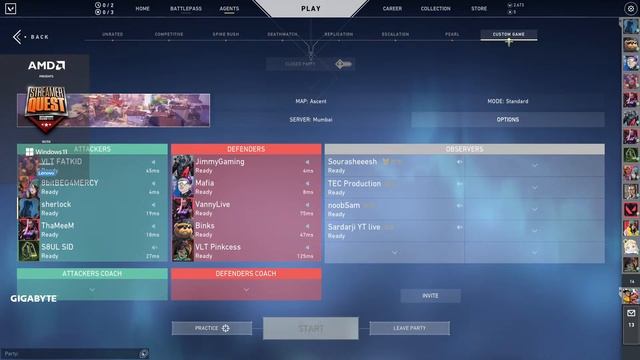 Team Alpha vs Team Bravo | AMD Presents Streamer Quest with Windows 11 powered by Lenovo | DAY 1 смотреть онлайн