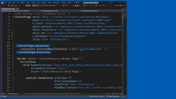 Use Commanding to Avoid Code Behind (16 of 18) _ Building Apps with XAML and .NET MAUI