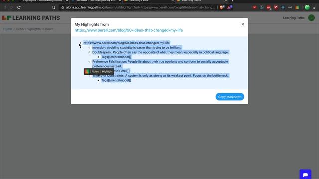 Export your Highlights To Roam Research смотреть онлайн