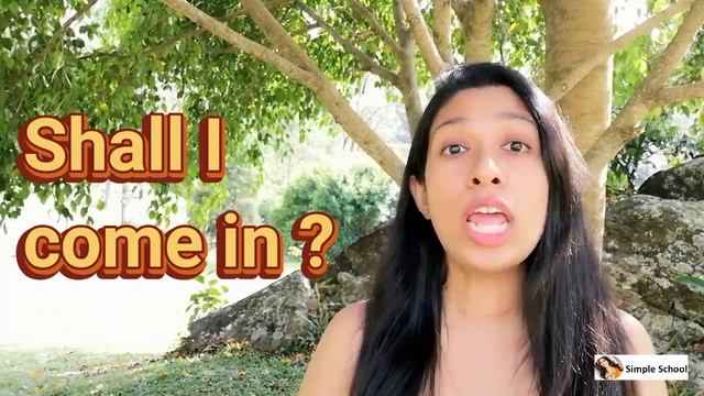 Spoken English lesson 10 - "Shall I ?" Question pattern - Simple School by Monali Wickramarathna смотреть онлайн