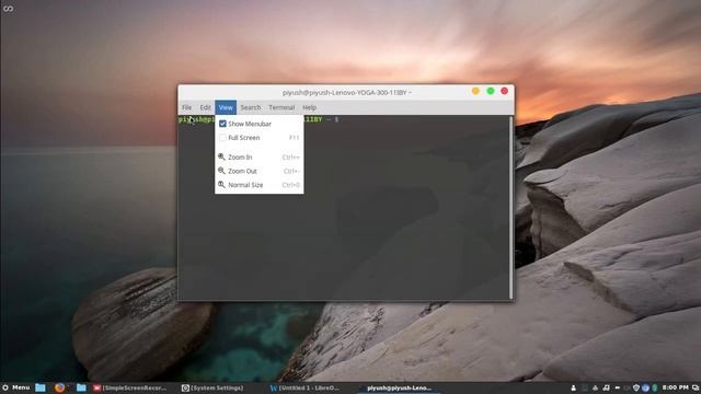 Linux Mint 18 Cinnamon(Mac theme) смотреть онлайн