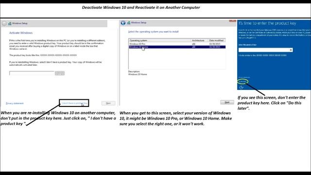 Deactivate Windows 10 and Reactivate it on Another Computer смотреть онлайн