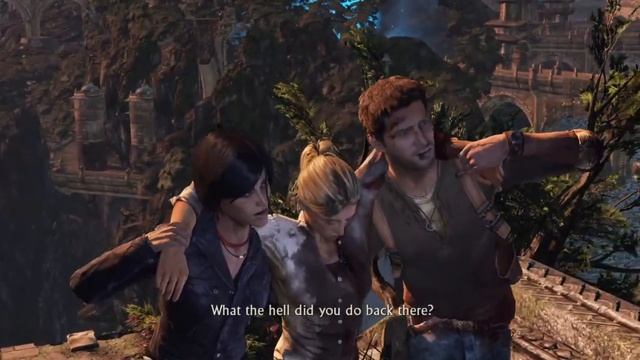 Uncharted 2: The Nathan Drake Collection: Nathan Saves Chloe As Shambhala Collapses смотреть онлайн