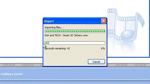 windows movie maker - import video.avi смотреть онлайн