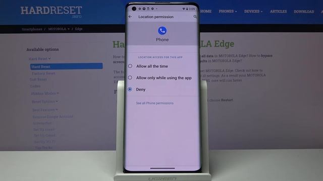 How to Operate Permissions in Motorola Edge – App Permission Manager смотреть онлайн